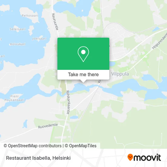 Restaurant Isabella map