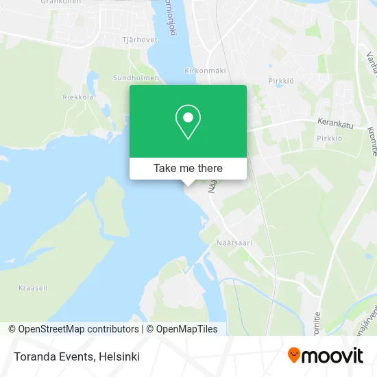 Toranda Events map