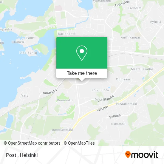 Posti map