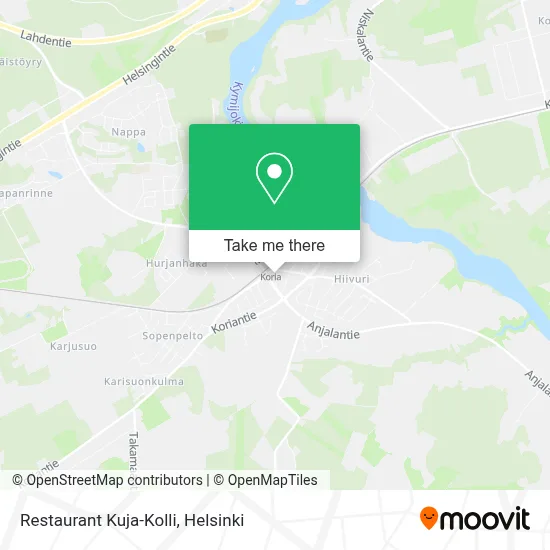 Restaurant Kuja-Kolli map