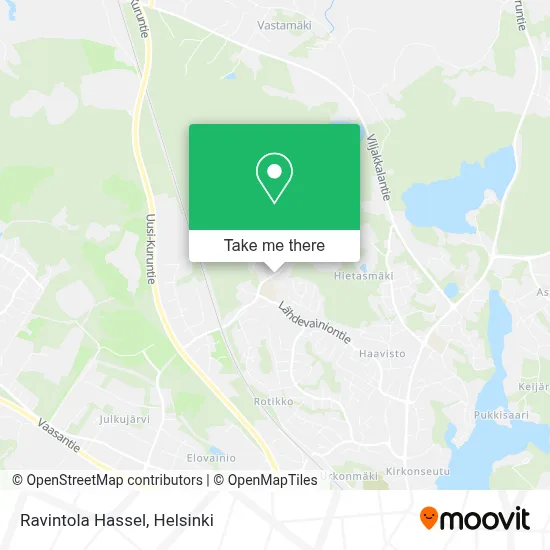 Ravintola Hassel map
