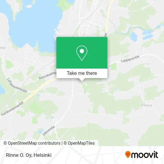 Rinne O. Oy map
