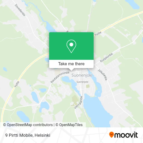 9 Pirtti Mobile map