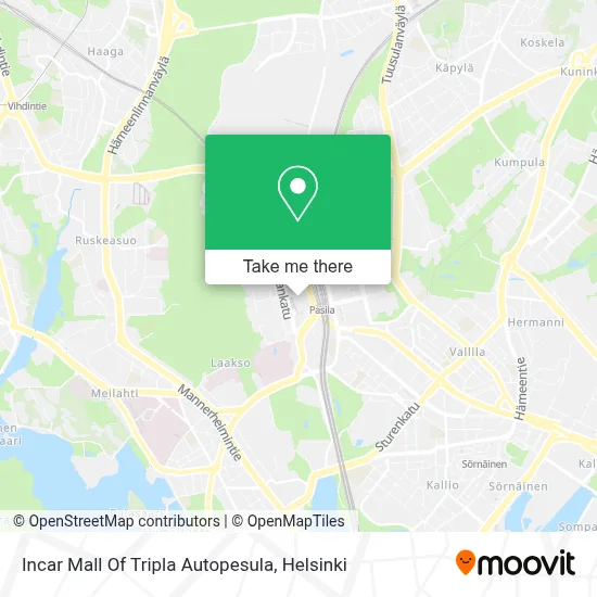 Incar Mall Of Tripla Autopesula map