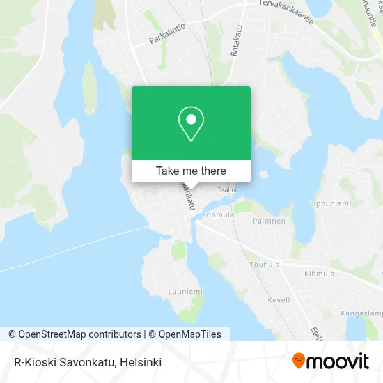 R-Kioski Savonkatu map