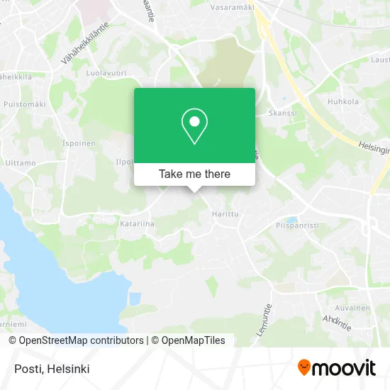 Posti map