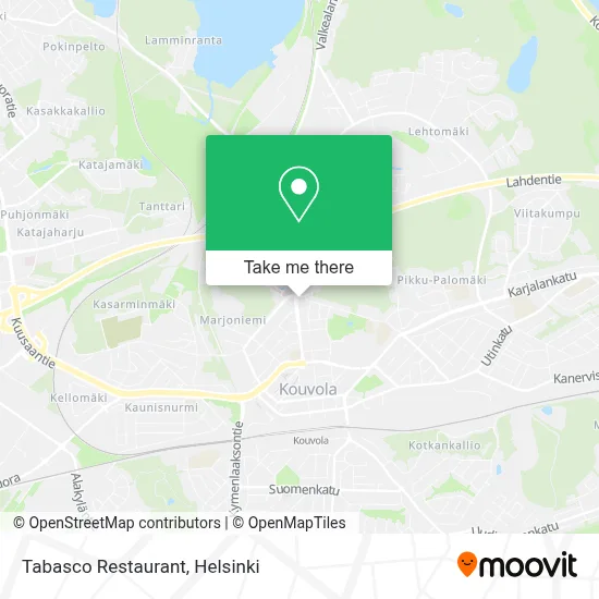 Tabasco Restaurant map