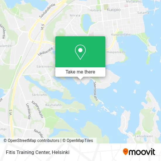 Fitis Training Center map