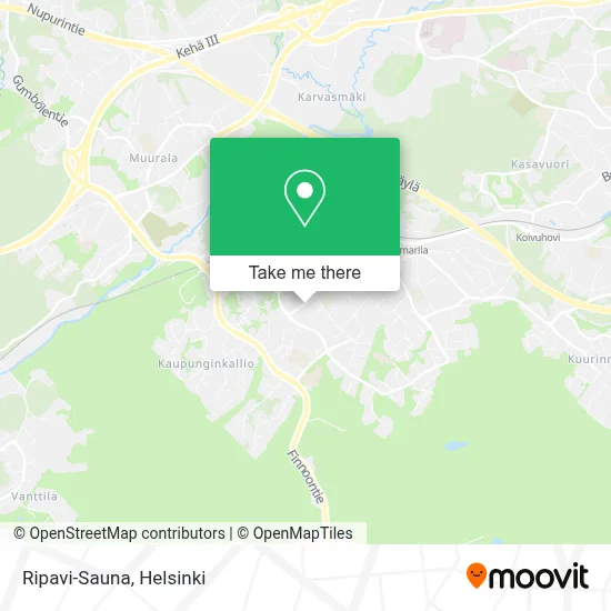 Ripavi-Sauna map