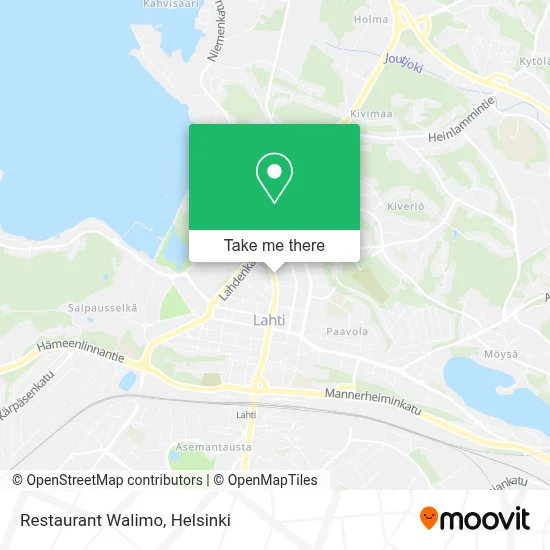 Restaurant Walimo map
