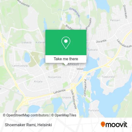 Shoemaker Rami map