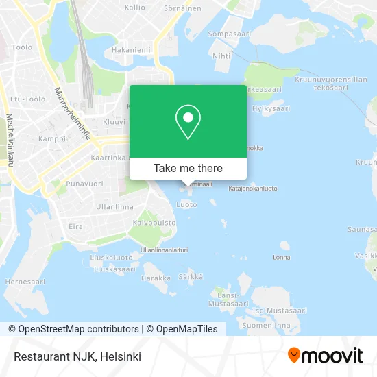 Restaurant NJK map