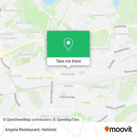 Angela Restaurant map