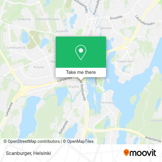 Scanburger map