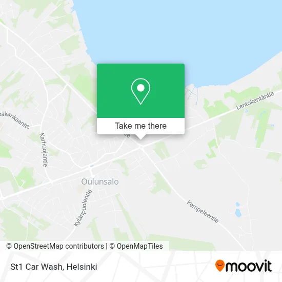 St1 Car Wash map