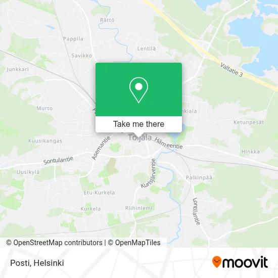 Posti map