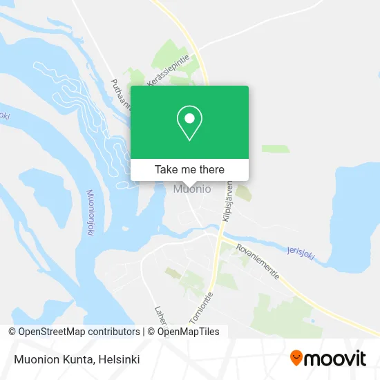 Muonion Kunta map