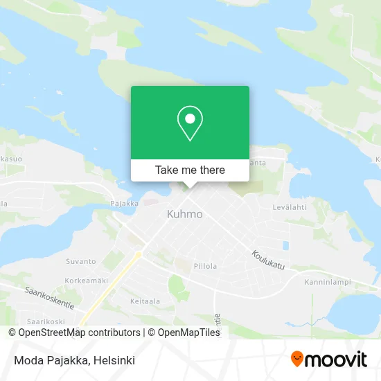 Moda Pajakka map