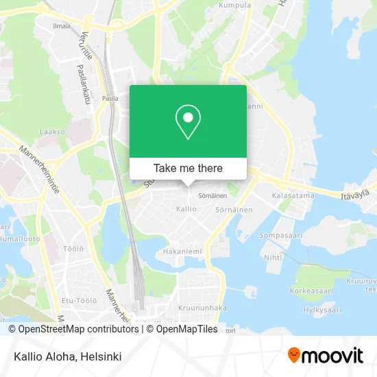 Kallio Aloha map