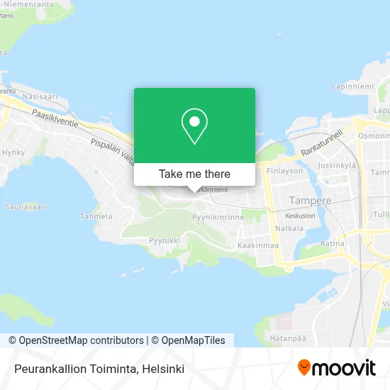 Peurankallion Toiminta map