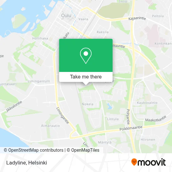 Ladyline map