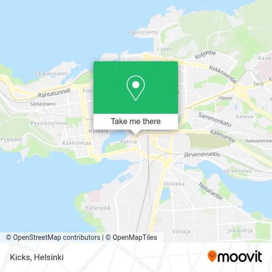 Kicks map