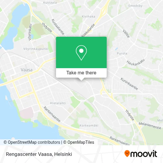 Rengascenter Vaasa map
