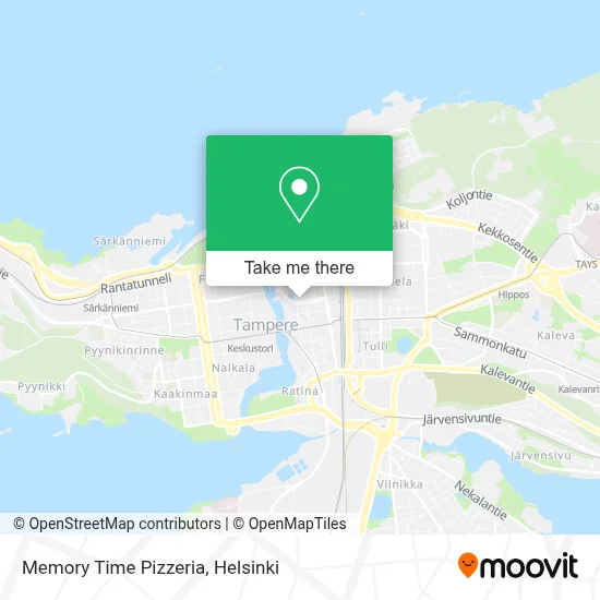 Memory Time Pizzeria map
