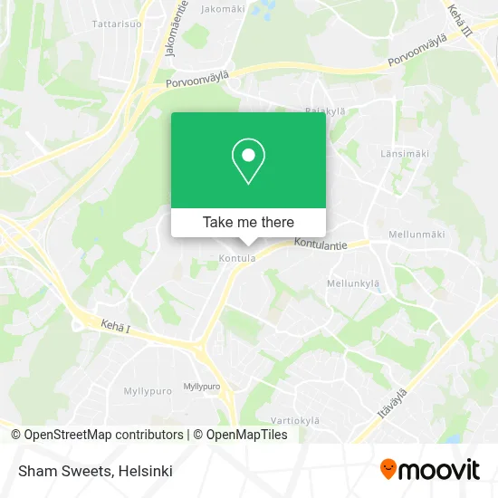 Sham Sweets map