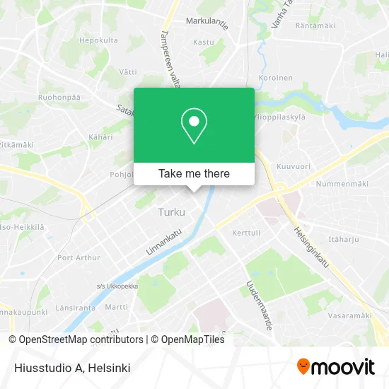 Hiusstudio A map