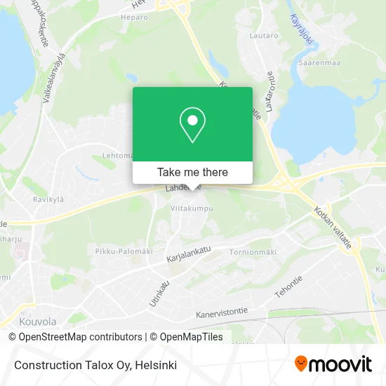 Construction Talox Oy map