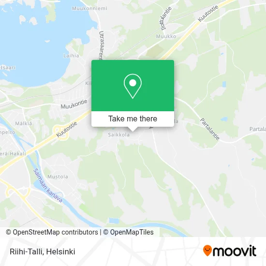 Riihi-Talli map