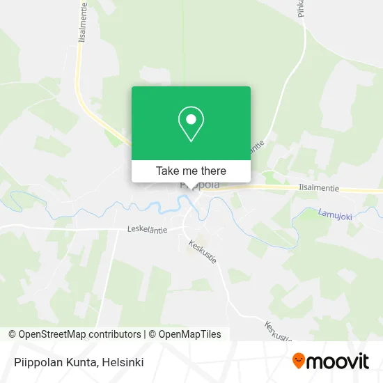 Piippolan Kunta map