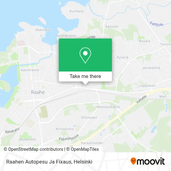 Raahen Autopesu Ja Fixaus map