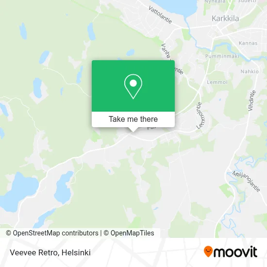 Veevee Retro map