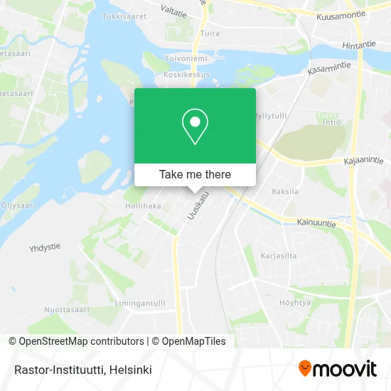 Rastor-Instituutti map