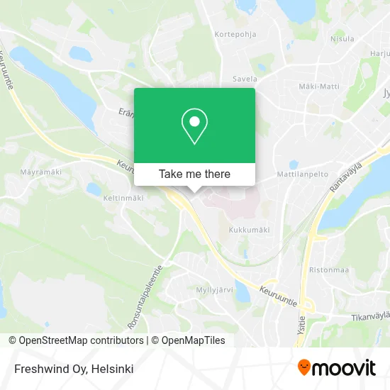 Freshwind Oy map