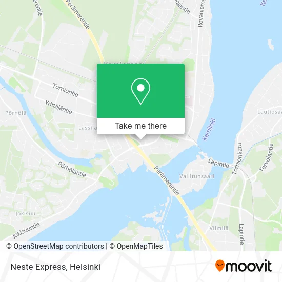 Neste Express map