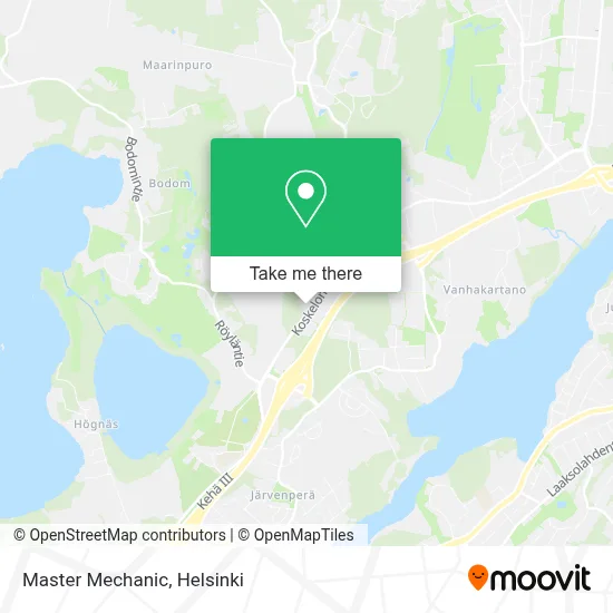 Master Mechanic map