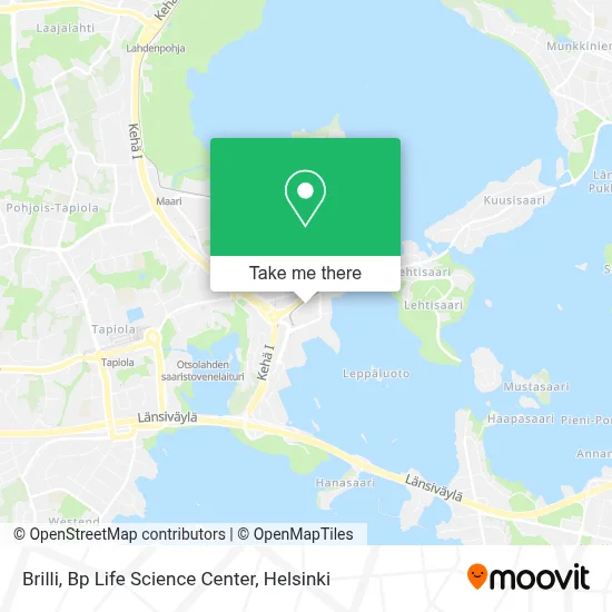 Brilli, Bp Life Science Center map