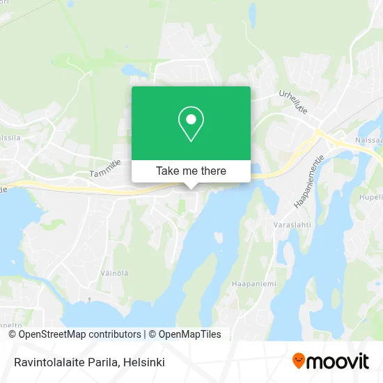 Ravintolalaite Parila map