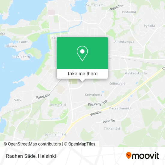 Raahen Säde map