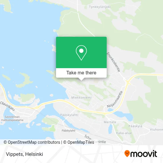 Vippets map