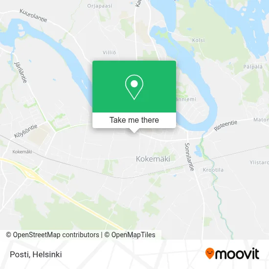 Posti map