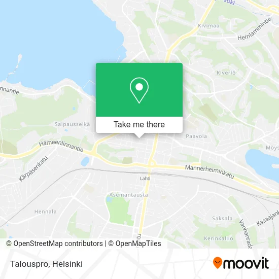 Talouspro map