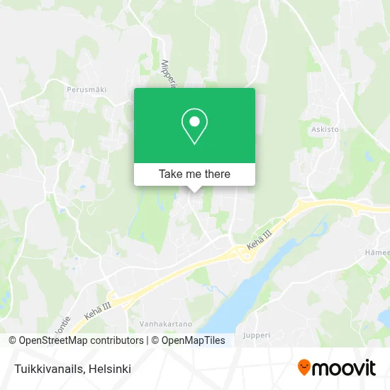Tuikkivanails map