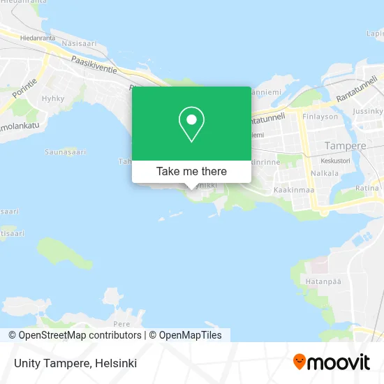 Unity Tampere map