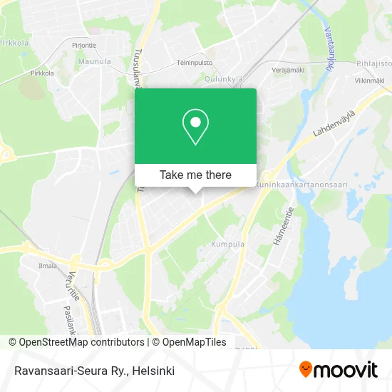 Ravansaari-Seura Ry. map
