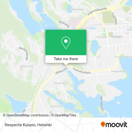 Respecta Kuopio map
