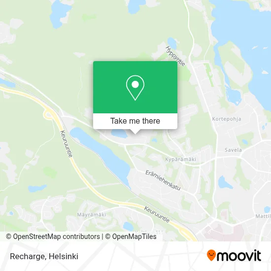 Recharge map